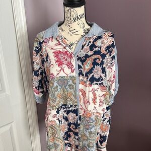 Chico's Multicolor Paisley Blouse